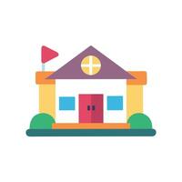 Stylish Clubhouse Design vector