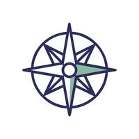 Charming Compass Rose Design vector