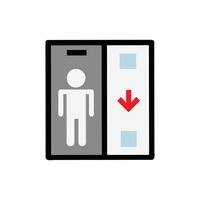 Stylish Elevator Icon for Contemporary Spaces vector