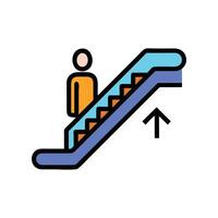 General Escalator Design for Various Uses vector