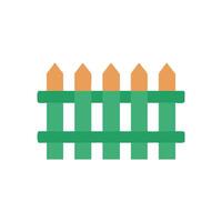 General Fence Design for Outdoor Spaces vector