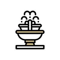 Elegant Fountain Design for Luxurious Spaces vector