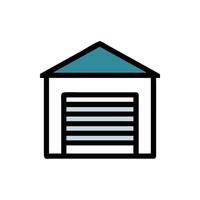 Modern Garage Design for Efficient Storage vector