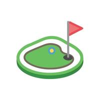 Stylish Golf Course Design for Modern Facilities vector