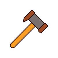 General Hammer Icon for Various Uses vector
