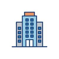 General HighRise Building Icon for Various Uses vector