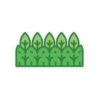 Charming Hedge Design for Outdoor Spaces vector