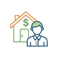 General Homeowner Icon for Various Uses vector