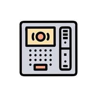 Intercom Device Illustration vector