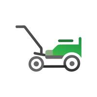 Elegant Lawn Mower Icon for Branding vector