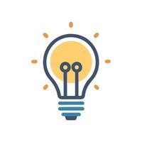 Elegant Lightbulb Design for Home Use vector