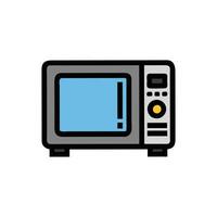 Charming Microwave Design for Home Use vector
