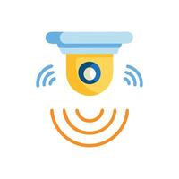 Modern Motion Sensor Icon for Branding vector