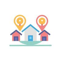 Neighborhood Icon for Community Projects vector