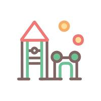 Elegant Playground Icon for Digital Use vector