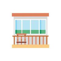 Charming Porch Design for Homes vector