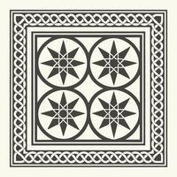 set of four decorative elements vector