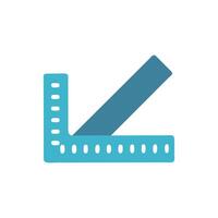 Ruler Icon for Architecture and Design vector