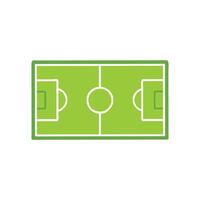 Stylish Soccer Field Icon for Visuals vector