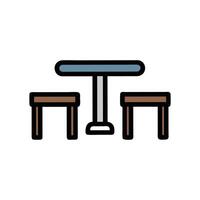 Contemporary Table Design for Living Spaces vector