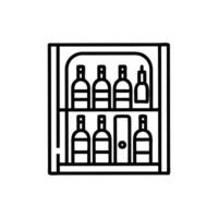 Modern Wine Cellar Design vector