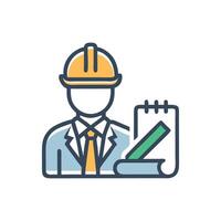Modern Architect Icon vector