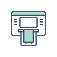 Creative ATM Design vector