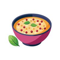 Delicious Amaranth Porridge Recipe vector