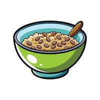 Nutritious Buckwheat Cereal Recipe vector