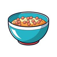 Savory Buckwheat Cereal Delight vector