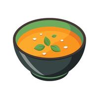 Warm Butternut Squash Soup Delight vector