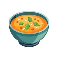 Savory Butternut Squash Soup Delight vector