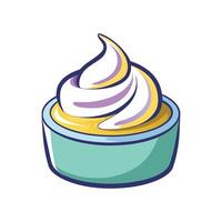 Nutritious Cream Cheese Blend vector