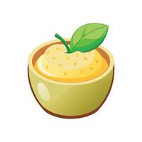Nutritious Custard Apple Puree vector