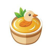 Savory Duck Puree Meal vector