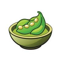 Nutritious Edamame Mash Delight vector