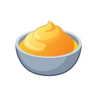 Savory Egg White Puree vector