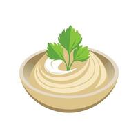 Nutritious Fennel Puree Delight vector