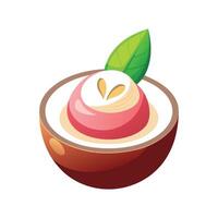 Nutritious Lychee Puree for Flavorful Meals vector