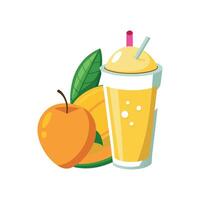 Delicious Mango Oat Milk Smoothie for Every Meal vector