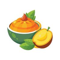 Savory Mango Pumpkin Puree for Every Meal vector