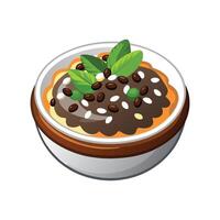 Delicious Mashed Black Beans and Rice for Every Meal vector