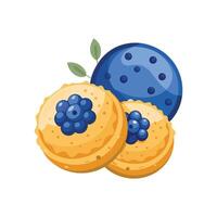 Delicious Mashed Blueberry Oat Bites for Every Meal vector