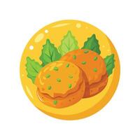 Creamy Mashed Chickpea Carrot Patties for Flavorful Dishes vector