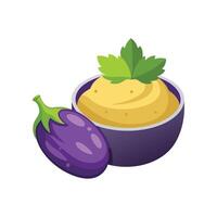 Savory Mashed Eggplant Potato for Every Meal vector
