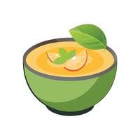 Nutritious Melon Puree for Healthy Snacks vector