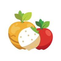Savory Mashed Turnip Apple for Nutritious Meals vector