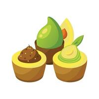 Nutritious Mini Avocado Banana Mash Bites for Every Meal vector