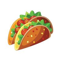 Savory Mini Mashed Bean Tacos for Quick Meals vector
