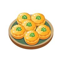 Savory Mini Mashed Lentil Cheese Bites for Flavorful Treats vector